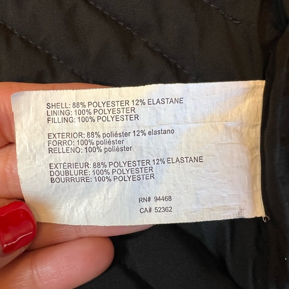 Nautica Women's Black Hooded Puffer jacket Size XL - Picture 4 of 10